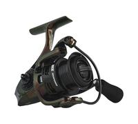 Abu Garcia IKE Signature 2500 Moulinet de pêche en Eau Douce fiable, Construction en Aluminium Durable et léger, système de bail Everlast, traînée maximale de 6,4 kg | 6,4 kg