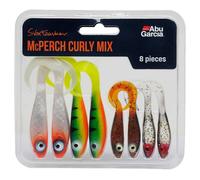 Abu Garcia Svartzonker McPerch Curly Mix boîte avec leurres Souples pour la pêche des carnassiers en Eau Douce, Varied