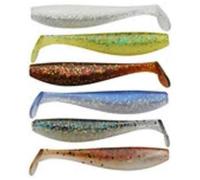 Abu Garcia Kit de Leurre Souple Paddle Abu Garcia, 6 leurres souples inclus dans des coloris prenant, bon pour la perche, le brochet et le sandre, pêche avec tête plombée, dropshot et montage carolina