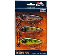 Abu Garcia Pack de leurre Dur Svartzonker McSnack par 3 pour la pêche des carnassiers au leurre Souple