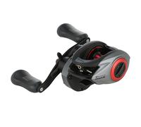 Abu Garcia Max Elite Moulinet de pêche Baitcast à Profil Bas, Droit, Design léger, Corps et plaques latérales en Carbone, engrenage en Laiton Duragear, système de Frein à Matrice de Carbone