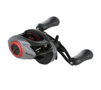 Abu Garcia Max Elite Moulinet de pêche Baitcast à Profil Bas, Gauche, Design léger, Corps et plaques latérales en Carbone, engrenage en Laiton Duragear, système de Frein à Matrice de Carbone