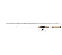 Abu Garcia MAX PRO Ensemble Canne et Moulinet Casting pour la Pêche des Carnassiers au Leurre en Eau Douce, pêche en rivière, pêche au leurre, brochet - perche - sandre, unisexe, blanc