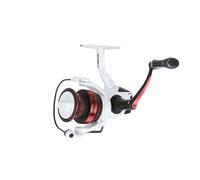 Abu Garcia Max Pro Spinning Reel | Léger et Durable | Moulinet de pêche en Eau Douce pour pêcheurs | Freinage Fluide, Anti-Retour instantané | Bar, Truite, doré Jaune |2500H White & Red