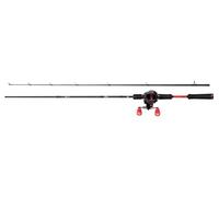 Abu Garcia Max® X Casting Combo | Ensemble Canne à pêche et Moulinet | Combiné Baitcast à Profil Bas pour Les pêcheurs de prédateurs en Eau Douce, pour brochet, Perche, Sandre | Noir/Rouge, 2 Options