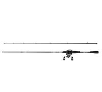 Abu Garcia Max X Ensemble Canne à pêche et Moulinet | Moulinet à Profil Bas | Graphite 24T | Système de roulement 5+1 | Design du Corps asymétrique | Ensemble de leurres de pêche | 2000 | 2,13 m | 10