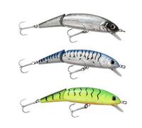 Abu Garcia Tormentor Jointed Leurre Flottant - Disponible en Plusieurs Tailles, idéal pour Les prédateurs d'eau Douce comme la Truite, Le brochet, Le Bar, Action réaliste, Blue Mackerel 11 cm