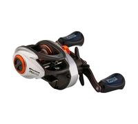Abu Garcia Moulinet à profil bas Revo X - 8+1 roulements, léger et robuste, Noir/Argent
