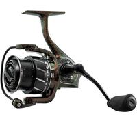 Abu Garcia Moulinet Spike S, pêche aux carnassiers, pêche en Eau Douce, Perche, brochet, Sandre, Noir, Rapport de Vitesse 5.2:1, Robuste et léger, 7 + 1 roulements au Total, 2000 S