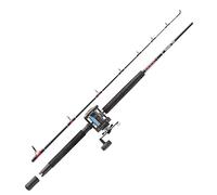 Divers accessoires fitness, yoga et pilates GENERIQUE Abu garcia mt702swh gt345 rh ensemble canne à pêche 2 pièces et moulinet 15-40 lb 210 cm