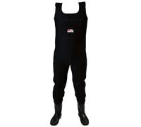 Abu Garcia Neoprene Pêche Cuissardes - Cuissardes imperméables avec Bottes intégrées et Semelles en Feutre pour Une adhérence maximale - isolées et durables, pour Les activités de Plein air, L 44/45