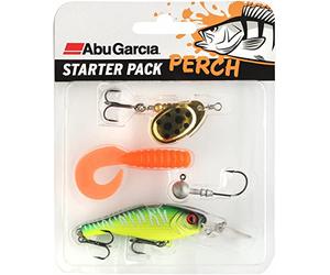 Abu Garcia Pack débutant - Version perche, brochet, truite et sandre disponible, bon pour les pêcheurs débutants ou intermédiaires, matériel choir par les experts Abu Garcia, super cadeau de pêche