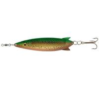 Abu Garcia Cuillère de Pêche Ondulante Toby Salmo 30 g G-Green Glitter Leurre Métal Truite Spinning Trout Area