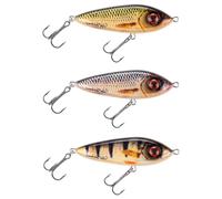 Abu Garcia Svartzonker Mcsnack Leurre Brochet - Leurre dur de 9cm de Type Jerkbait Très Réaliste pour la Pêche du Brochet, Sandres et Perches
