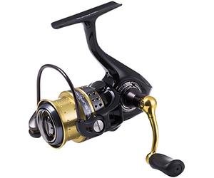 Abu Garcia Superior moulinet spinning pour la pêche des carnassiers en eau douce au leurre, en vertical ou en linéaire, drop shot, perche, sandre, truite Noir/Doré