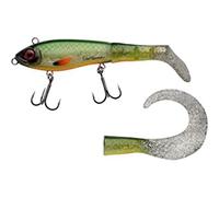 Abu Garcia Svartzonker Mchybride Leurre Brochet - Leurre de Type Swimbait Hybride Corps dur et Paddle Souple - Fournit avec une Queue de Rechange