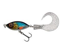 Abu Garcia Svartzonker McMio Pike & Musky Leurre de pêche - Jerkbait Flottant pour Les prédateurs d'eau Douce - Idéal pour Le brochet, Le Musky, Le Sandre et la Perche, Blue Sunrise 14 cm