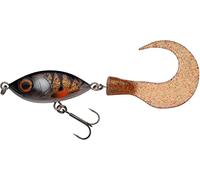 Abu Garcia Svartzonker McMio Pike & Musky Leurre de pêche - Jerkbait Flottant pour Les prédateurs d'eau Douce - Idéal pour Le brochet, Le Musky, Le Sandre et la Perche, Motoroil Burbot 14 cm
