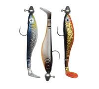 Abu Garcia Svartzonker McPrey Prerigged Poisson en Caoutchouc Shad avec tête plombée - Pêche au brochet, Sandre, Perche