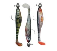 Abu Garcia Svartzonker McPrey Prerigged leurre Souple avec têtes plombées pour la pêche des carnassiers en Eau Douce pêche du brochet 120 mm Coloris Assortis