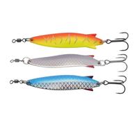 Abu Garcia Toby 3 Pack Leurre de Type Cuillère pour la Pêche des Salmonidés, Saumon, Truite et Truite de Mer