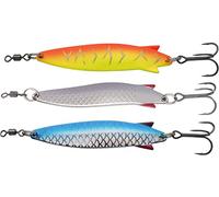 Abu Garcia Toby 3 Pack Leurre de Type Cuillère pour la Pêche des Salmonidés, Saumon, Truite et Truite de Mer