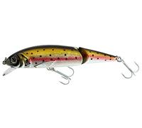 Abu Garcia Tormentor Jointed Leurre Flottant - Disponible en Plusieurs Tailles, idéal pour Les prédateurs d'eau Douce comme la Truite, Le brochet, Le Bar, Action réaliste, Truite Arc-en-Ciel 13 cm