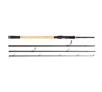 Abu Garcia Tormentor Travel & Overseas Canne à Pêche Spinning - Convient à Toutes les Pêches de Carnassier, Canne en Carbone Très Fine pour Voyage, Noir