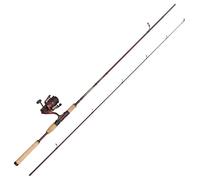 Abu Garcia Tormentor2 Spinning Combo, Canne à pêche et Moulinet pour la pêche en Eau Douce du brochet et du Sandre, Solide, léger et Polyvalent, Rouge, 2.13m Canne modérément Rapide, 2000