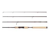 Abu Garcia Tormentor2 Travel Spinning Rod, légère avec Blank en Carbone 24T, poignée en liège, Design Compact pour Les pêcheurs en Voyage, Poissons prédateurs d'eau Douce et d'eau salée 2.13m 5-18g