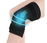 ABUBU Genouillère en gel pour thérapie par le froid et la chaleur, réutilisable, blessures et douleurs au genou, entorses, arthrose, ménisque, lycra, doux