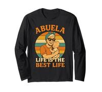Abuela Life is The Best Life, Vintage Life Family Pride Manche Longue
