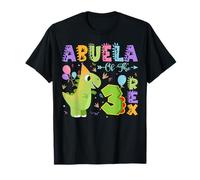 Abuela Of The Three Rex Fête d'anniversaire dinosaure T-Shirt