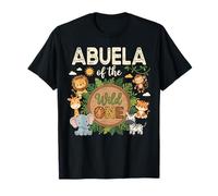 Abuela of The Wild One Safari Premier Anniversaire T-Shirt