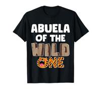 Abuela of The Wild One Zoo Fête d'anniversaire T-Shirt