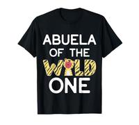 Abuela of The Wild One Zoo Fête d'anniversaire T-Shirt
