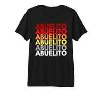 Abuelito Grand-père en Espagnol Nom coloré pour Abuelito T-Shirt Haut de Gamme
