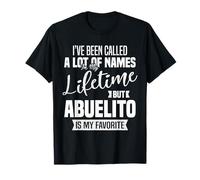 Abuelito is My Favorite Name Grandpa Father's Day Citation T-Shirt