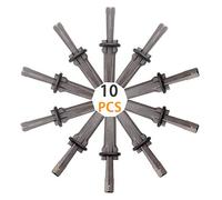 abuff Lot de 10 cales robustes en forme de cale et de plume, 1,6 cm et cales pour béton et pierre de roche, outils à main