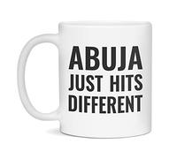 Abuja, C'Est Différent. Tasse À Café Céramique Mug Mignonne Tasse Pour Maison Cuisine Cacao Chocolat Chaud 330Ml
