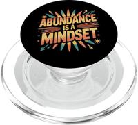 Abundance is A Mindset Wealth Growth Positivity - PopSockets PopGrip pour MagSafe