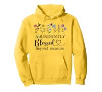 Abundantly Blessed Beyond Measure Christian Bible Verses God Sweat à Capuche