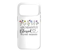 Abundantly Blessed Beyond Measure Womens Christian Scripture Coque pour iPhone 17 Pro Max