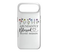 Abundantly Blessed Beyond Measure Womens Christian Scripture Coque pour iPhone Air