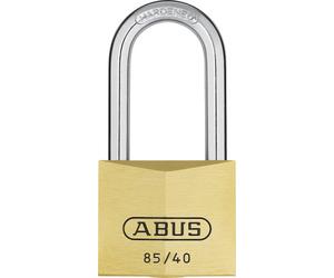 Abus 02513 Cadenas en laiton à anse longue de 63 mm avec passe partiel 709