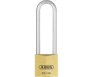 Abus 04720 Cadenas en laiton à anse longue Système clé unique 402 65 mm