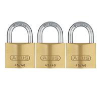 ABUS 11825 45/40 Cadenas En Laiton 40Mm Pack De Trois