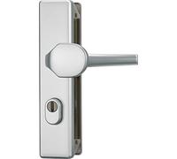 Abus 12231 Ferrure de protection pour porte KLZS714 ER En acier inoxydable Avec protection de cylindre, 203541