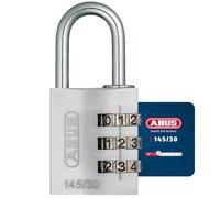 Abus 145/30 Cadenas à combinaison 30 mm Argent