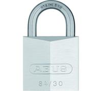 Abus 20387 Cadenas en laiton avec anse en inox Chromé